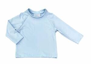 NEW JAMES & LOTTIE kids' sammy rash guard in light blue